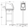 Professioneller Zählerständer TM-2657P