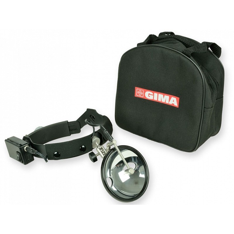 Lux 100 front mirror - battery holder on helmet