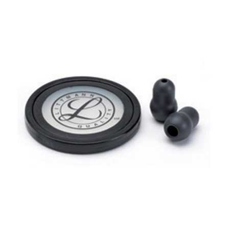 Littmann 40011 Bausatz: Diaphragma+Ring+Oliven für Master Kardiologie-Schwarz - 1 Bausatz