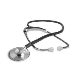Stethoscope with aluminum head - grey