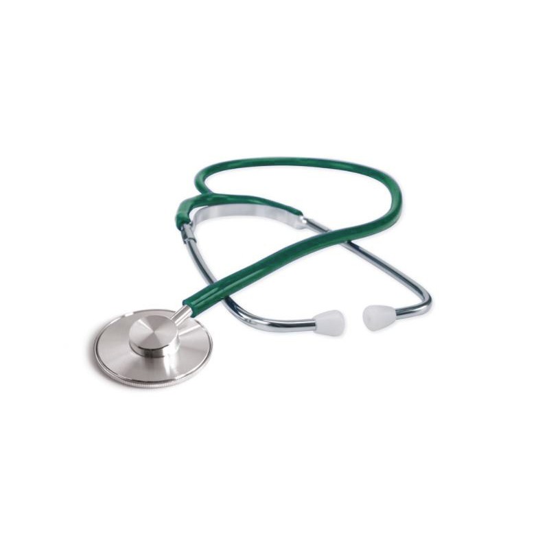 Estetoscopio con cabezal de aluminio - verde