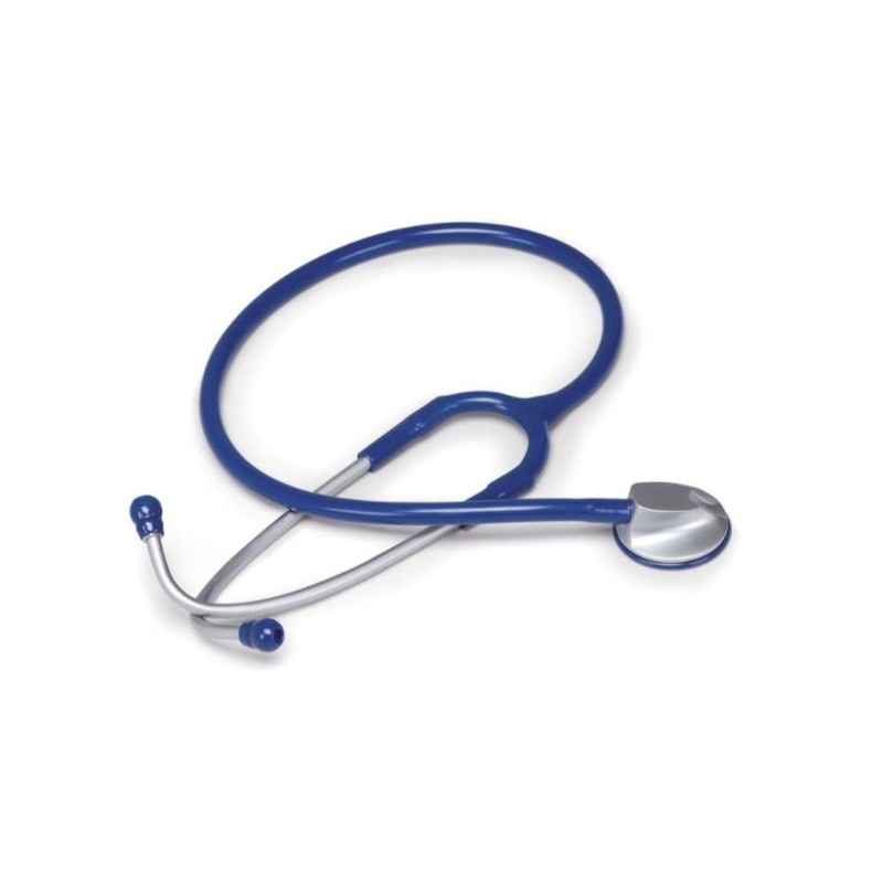 Stéthoscope adulte avec tête anatomique - bleu