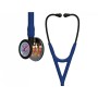 Littmann cardiology iv - 6242 - blu navy - finiture arcobaleno