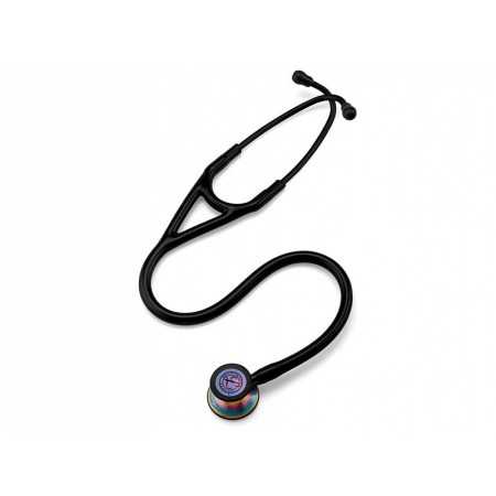 Littmann cardiology iv - 6165 - negro - ribete arcoíris