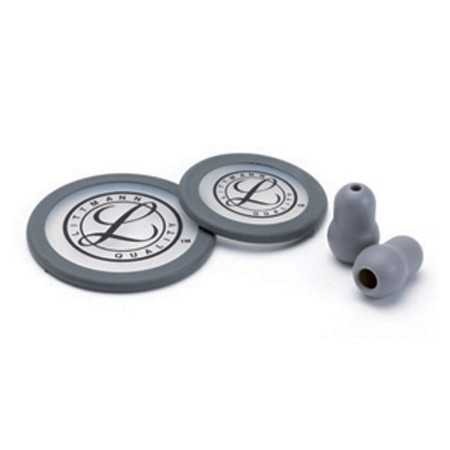 Littmann 40017 Kit: 2 Diafragmas+Anillo+Aceitunas para Classic III, Cardiología IV-Gris - 1 Kit