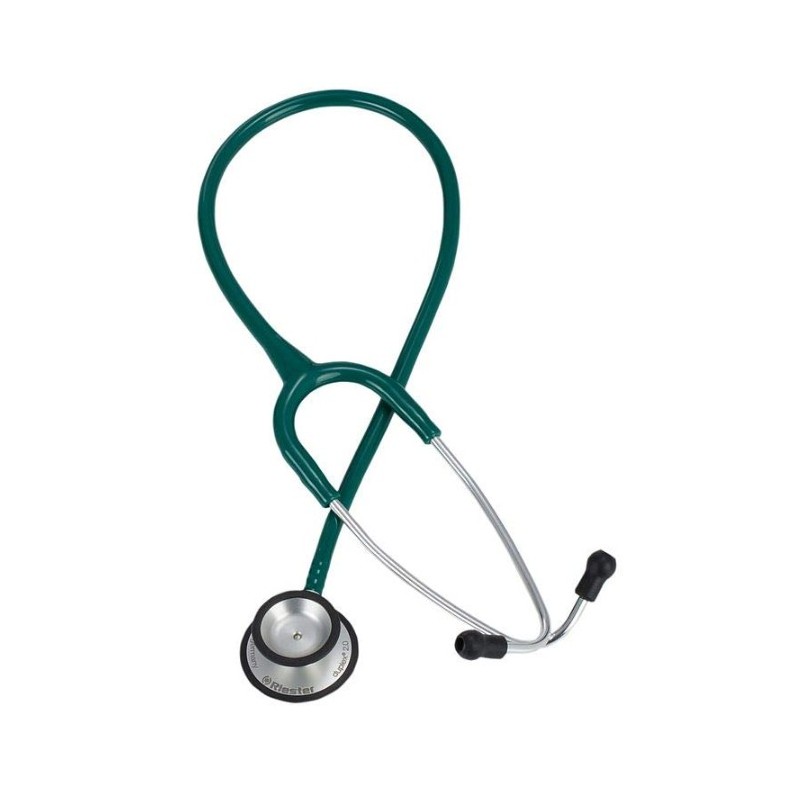 Stéthophonendoscope riester duplex 2.0 aluminium vert