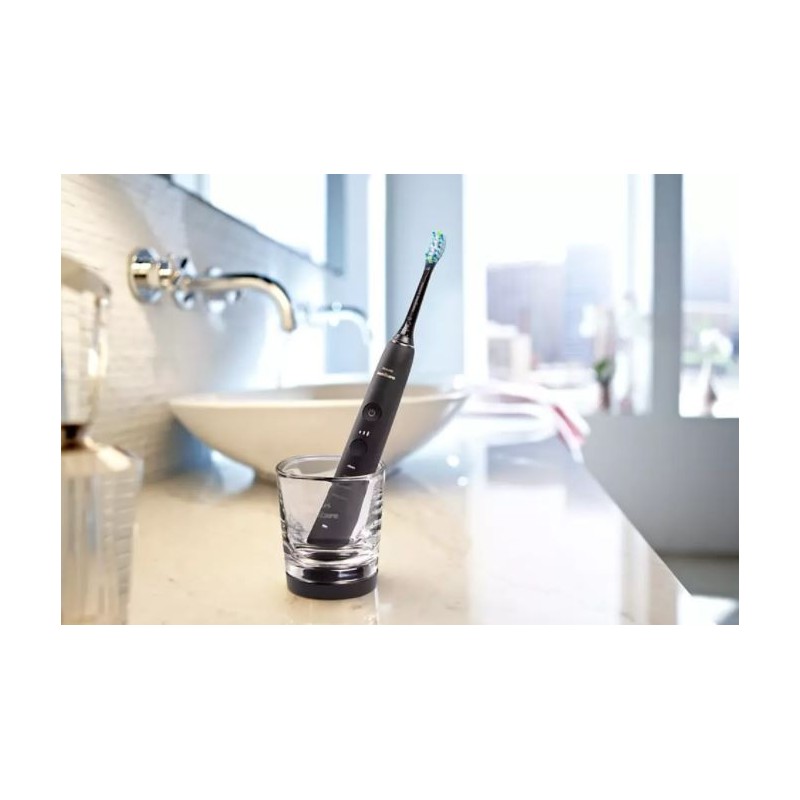 Sonicare diamond clean 9000 black - elektrische schallzahnbürste mit app - hx9913/13