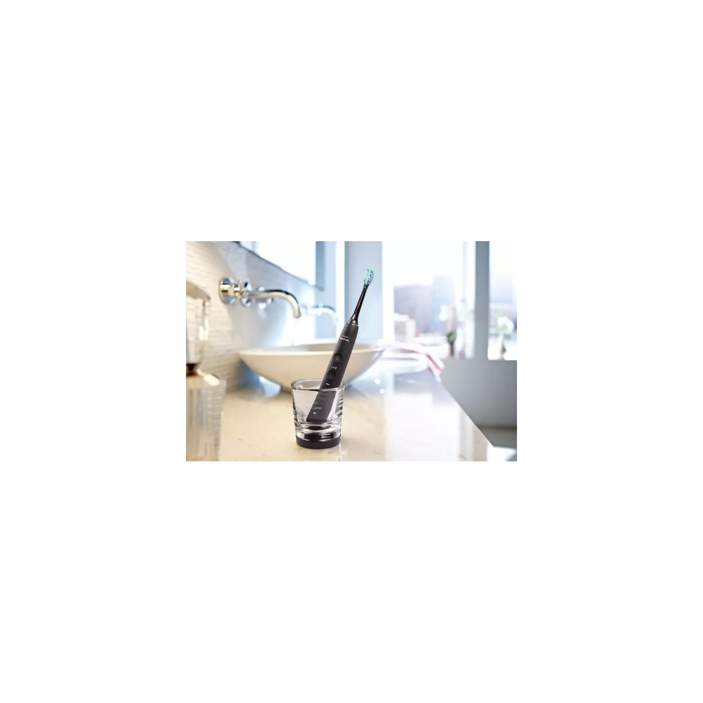 Sonicare diamond clean 9000 black - spazzolino elettrico sonico con app - hx9913/13