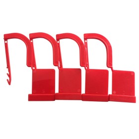 Sceau plastique - rouge - pack 100 pièces.