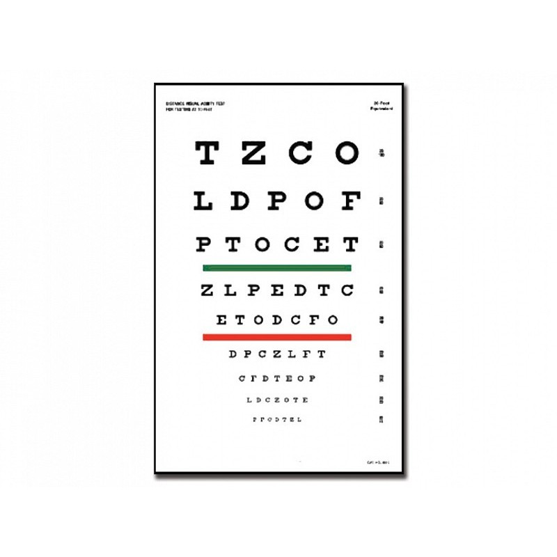 Deska snellen - 3 m - 23x35,5 cm