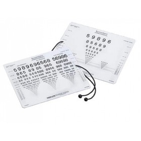 Tabulka čísel lea zblízka - 40 cm