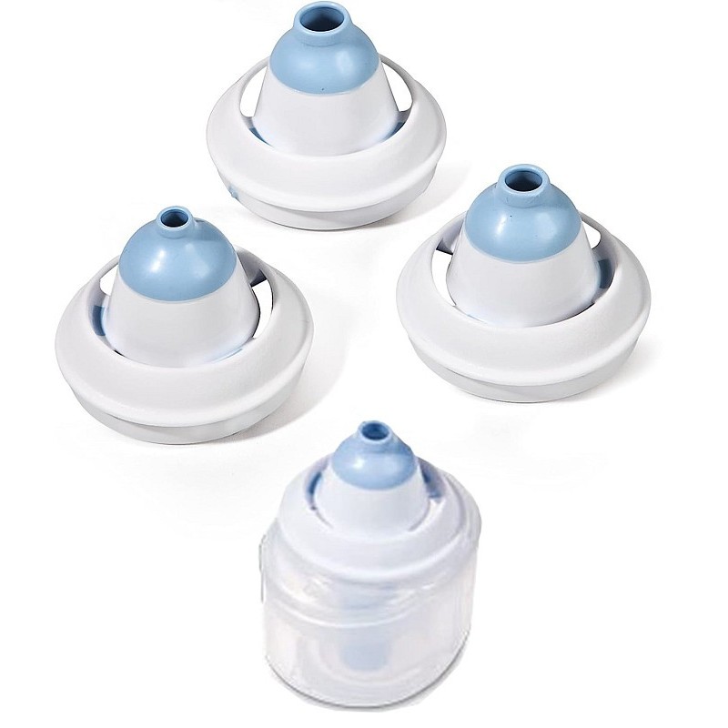 Ampolla ricambio e 3 adattatori per rhinoclear mobile e sprint