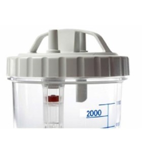 Vaso chirurgico completo da 2 lt autoclavabile (max 120°c) per aspiratori new askir, new aspiret e new hospivac