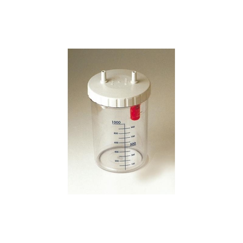 Vaso chirurgico completo da 1 lt autoclavabile (max 120°c) per aspiratori new askir e new aspiret