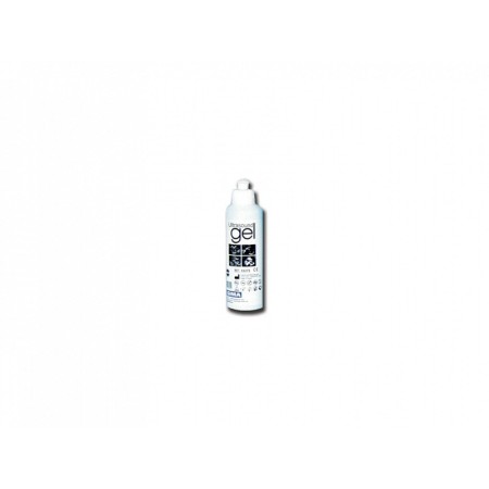 Blaues ultraschallgel - 250 ml flasche - packung mit 40 stück.