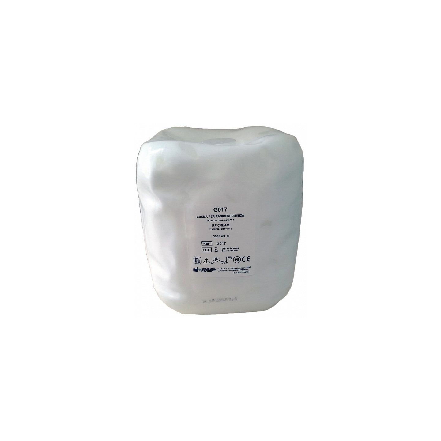 Crema per tecarterapia Fiab G017 5 litri
