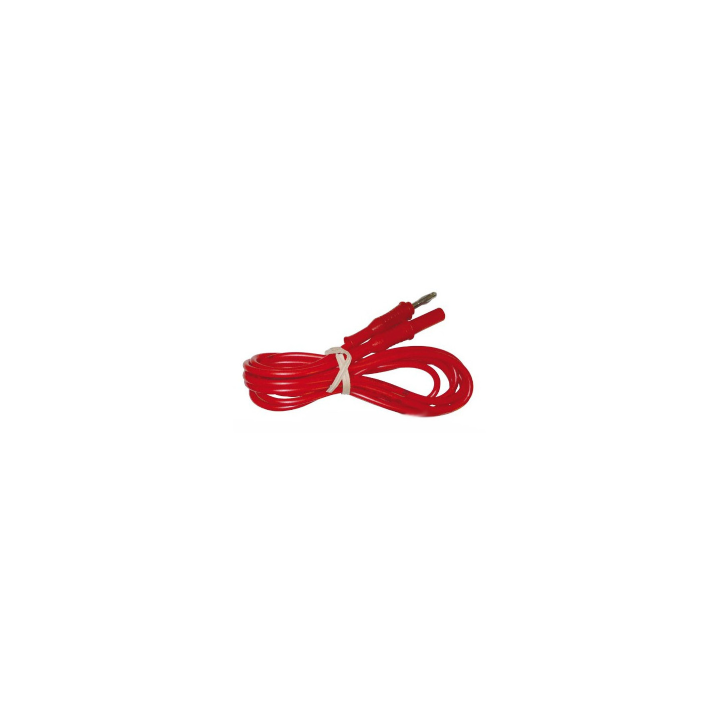 Z czerwonymi wtykami mĘskimi - 4mm do profesjonalnej elektroterapii
