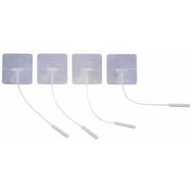 Électrodes en fil pour électrostimulation et tens 50x50 - 4 pièces.
