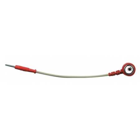 ADAPTADOR ROJO Taladrado -ENCHUFE 2 mm /ALAMBRE/ CLIP MACHO