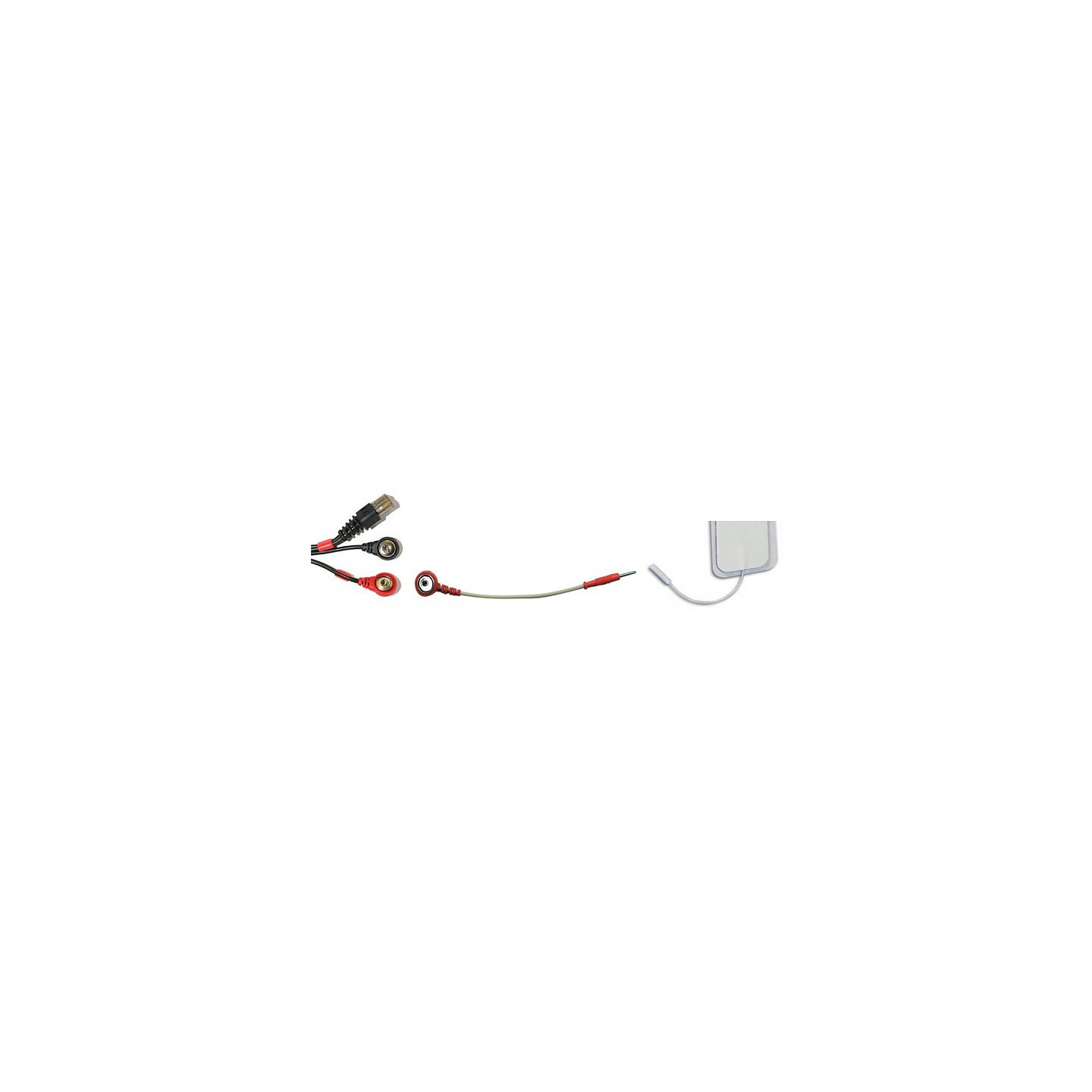 ADAPTER CZERWONY Wiercony -WTYCZKA 2 mm /PRZEWÓD/ ZACISK MĘSKI