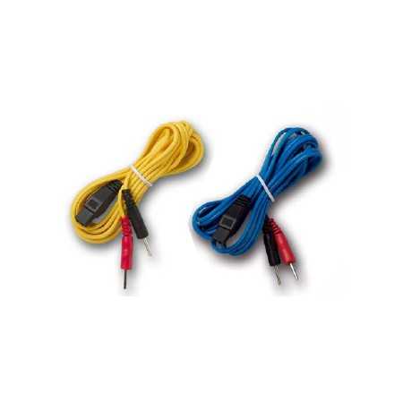 Par de cables IACER para MioCare - Azul Amarillo
