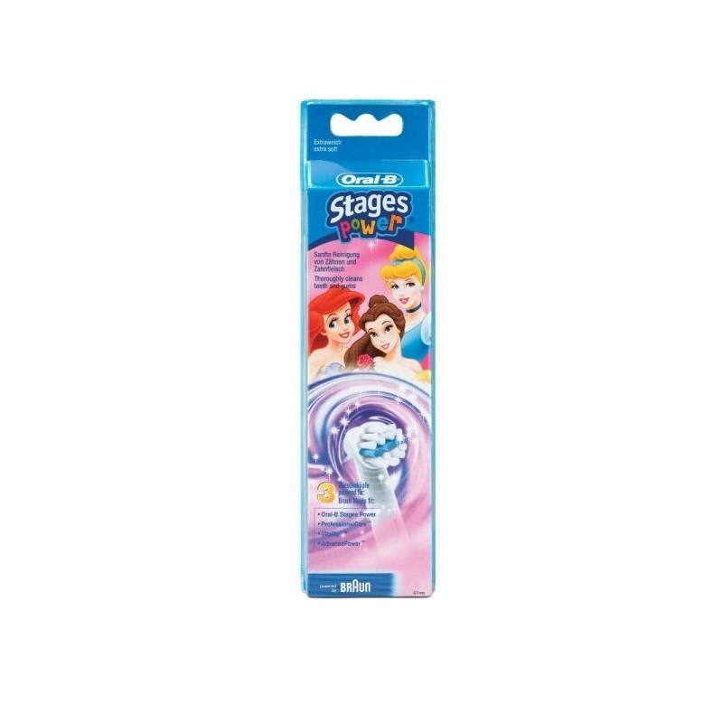 Testina spazzolino oral-b kids principesse - eb10-3k - 3 pz.