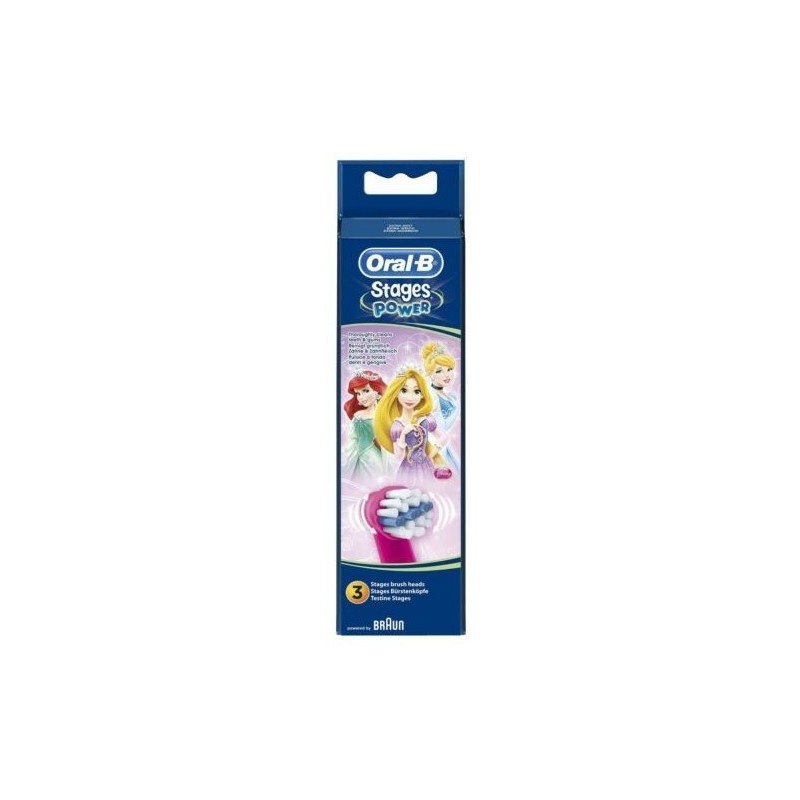 Testina spazzolino oral-b kids principesse - eb10-3k - 3 pz.