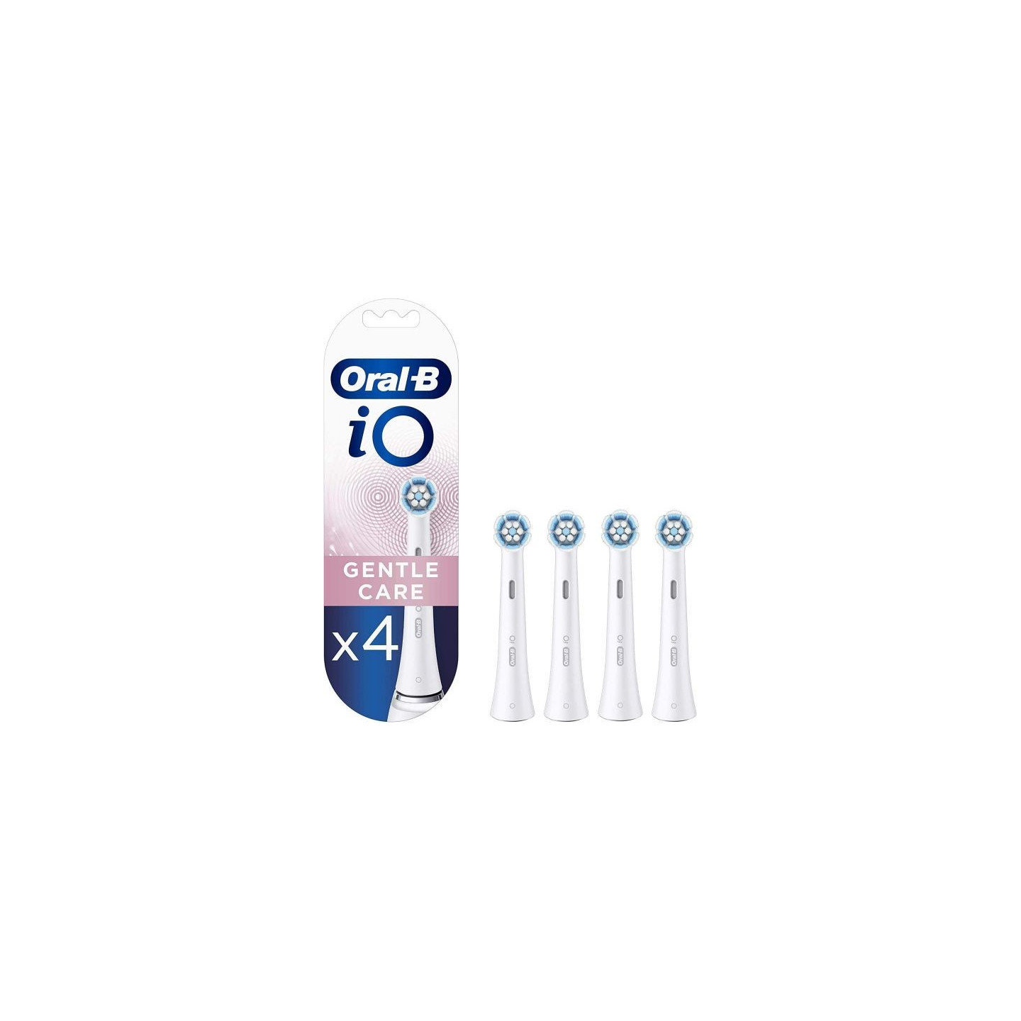 Oral-b io tête de brosse à dents transparente douce 4 pcs.