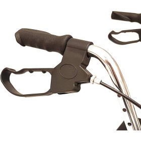 Rollator in alluminio pieghevole rosso - nuovo ricondizionato