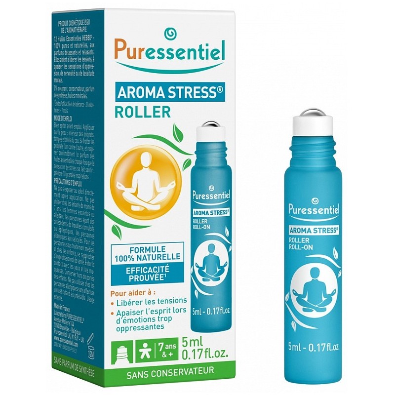 Puressentiel stress roller z 12 eteričnimi olji