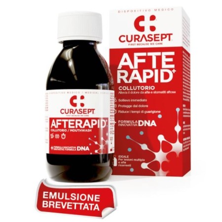 Curasept afte rapid mouthwash recurrent aphthae - 125 ml inovativna dnk formula