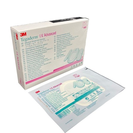 Tegaderm 3m 1685 i.v. advanced 8,5x11,5 cm per linee centrali - conf. 50 pz.