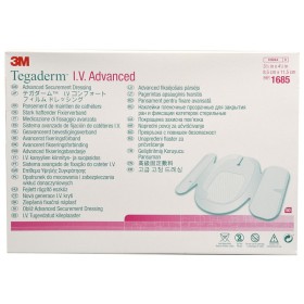 Tegaderm 3m 1685 iv advanced 8,5x11,5 cm pentru cablaje centrale - pachet 50 buc.