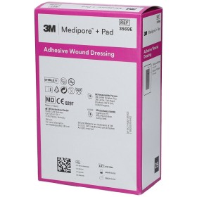 3m medipore + pad sterilni netkani oblog s jastučićem, 3569e - 10x15cm - 25kom.