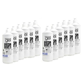 Niebieski żel do ultradźwięków - 1 litrowa butelka. - pudełko 12 opakowań po litrze