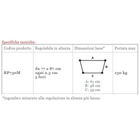 Andador plegable con 4 puntas m
