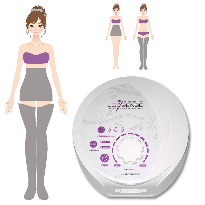 Pressoterapia joysense 2.0 dotazione advance (2 gambali + kit estetica)