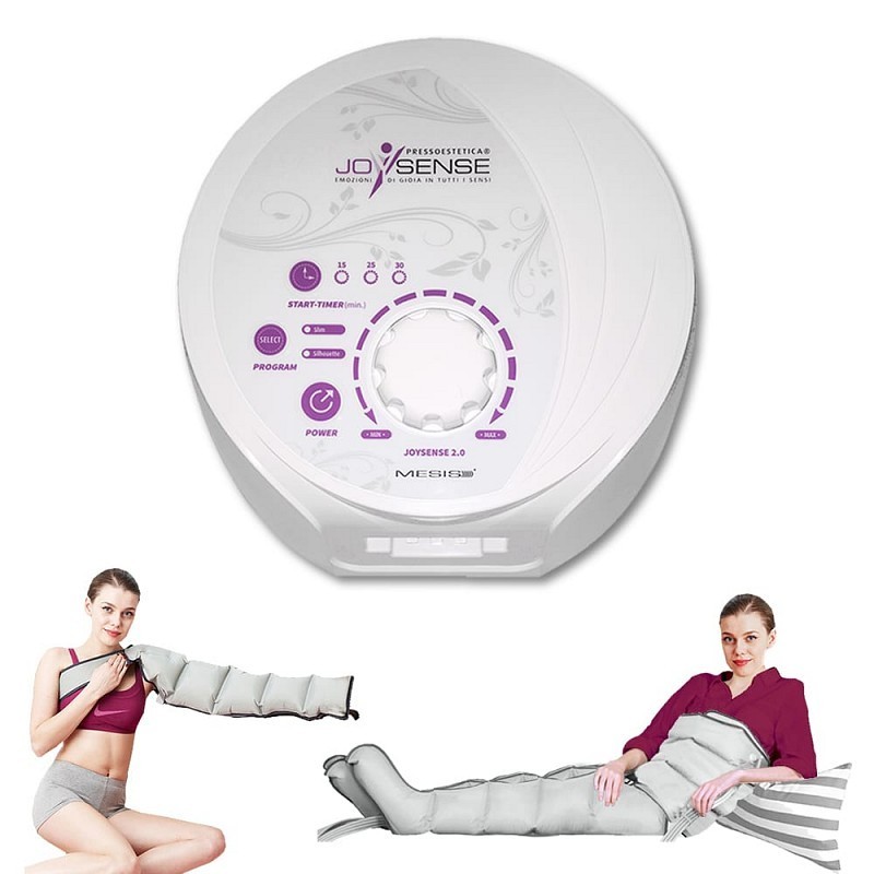 Pressoterapia joysense 2.0 dotazione pro (2 gambali + kit estetica + bracciale)