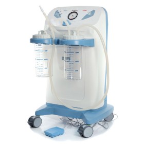 Nuevo aspirador quirúrgico hospivac 400 con 2 vasos de 2 l, pedal de control y desviador de flujo
