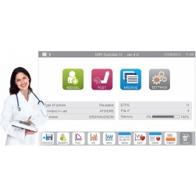 Espirômetro mir spirolab com impressora e software mir spiro.