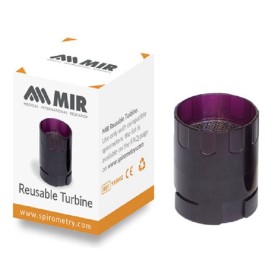 Turbina reutilizable para mir espirómetros