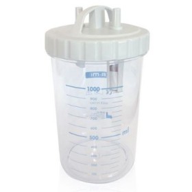 Kompletne naczynie chirurgiczne o pojemności 1 l do sterylizacji w autoklawie (maks. 120°c) do nowych aspiratorów askir i new as