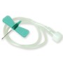 Agujas Mariposa Verde FLY-SET 21G Luer Lock con tubo 30 cm - 100 uds.