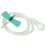 Green Butterfly Needles FLY-SET 21G Luer Lock with tube 30 cm - 100 pcs.