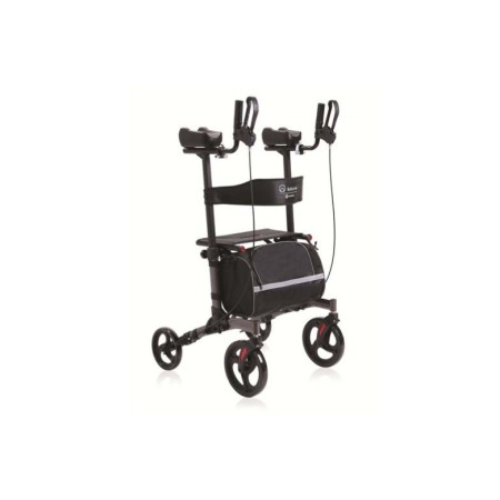 Foldable aluminum anti-brachial rollator - saturno