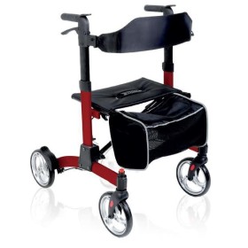 Artemis opvouwbare aluminium rollator – kinderwagen stijl sluiting
