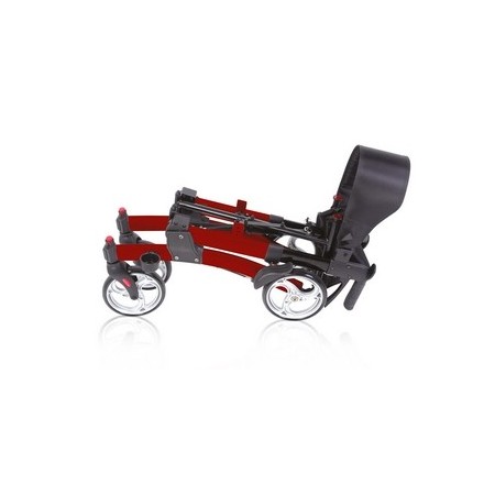 Rollator pieghevole artemis in alluminio – chiusura tipo passeggino