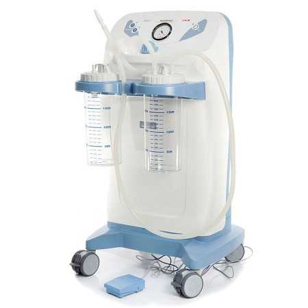 Aspiratore chirurgico NEW HOSPIVAC 400 con 2 vasi da 2l e comando a pedale