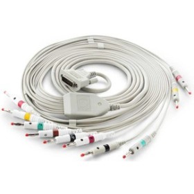 Geduldige kabel voor agilent, aspel, astron, cardiette, cardioline, cardiorapid, gima, hp, innomed, nihon-kohden, philips