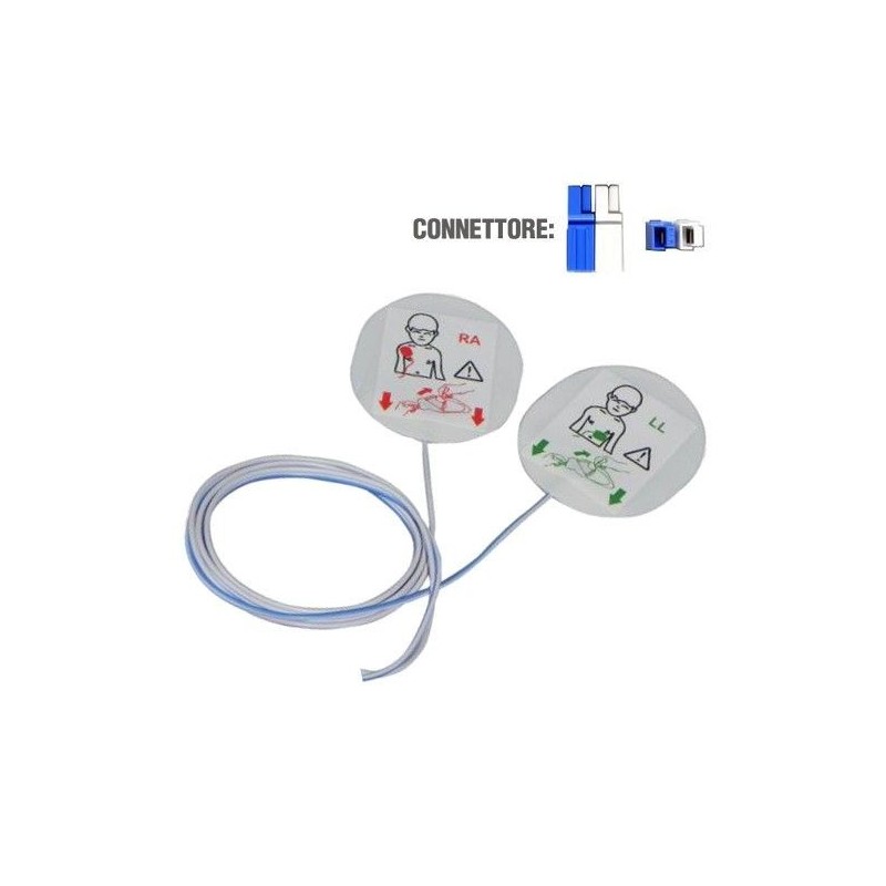 Pair of pediatric lemezek i-pad nf1200 defibrillátorok, future és ambulanc i3